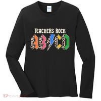 Funny Teachers Rock ABCD Rocker Women's Long Sleeve Shirt thumb 0