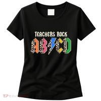 Funny Teachers Rock ABCD Rocker Women's T-Shirt thumb 0