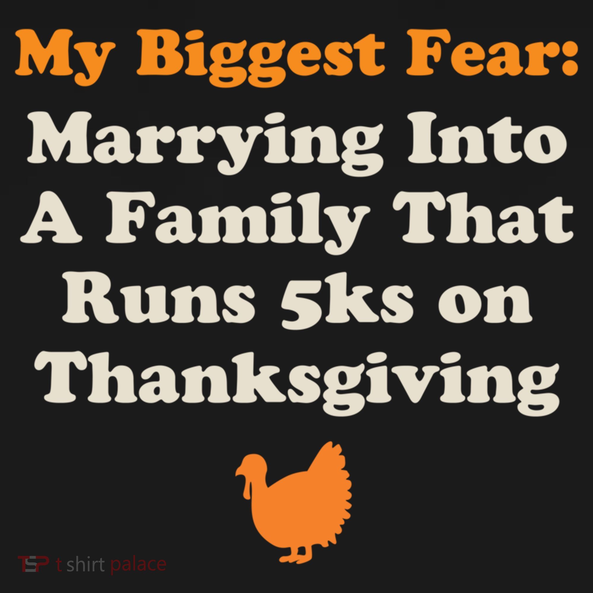 Funny Thanksgiving Running Turkey Trot Marrying Into Family Gift Ornament