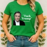 Fuck Trump Robert Di Nero Women's T-Shirt thumb 2