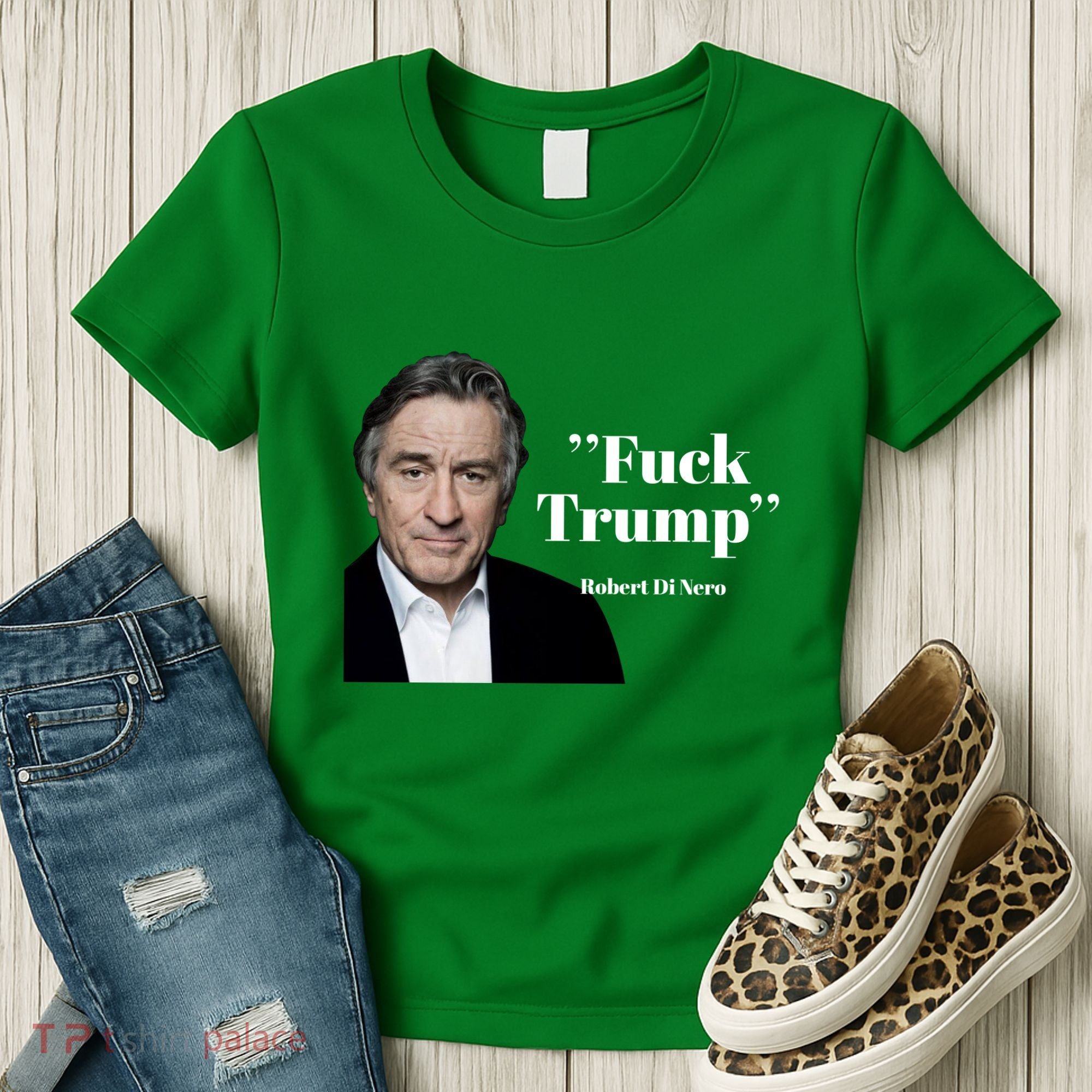 Fuck Trump Robert Di Nero Women's T-Shirt