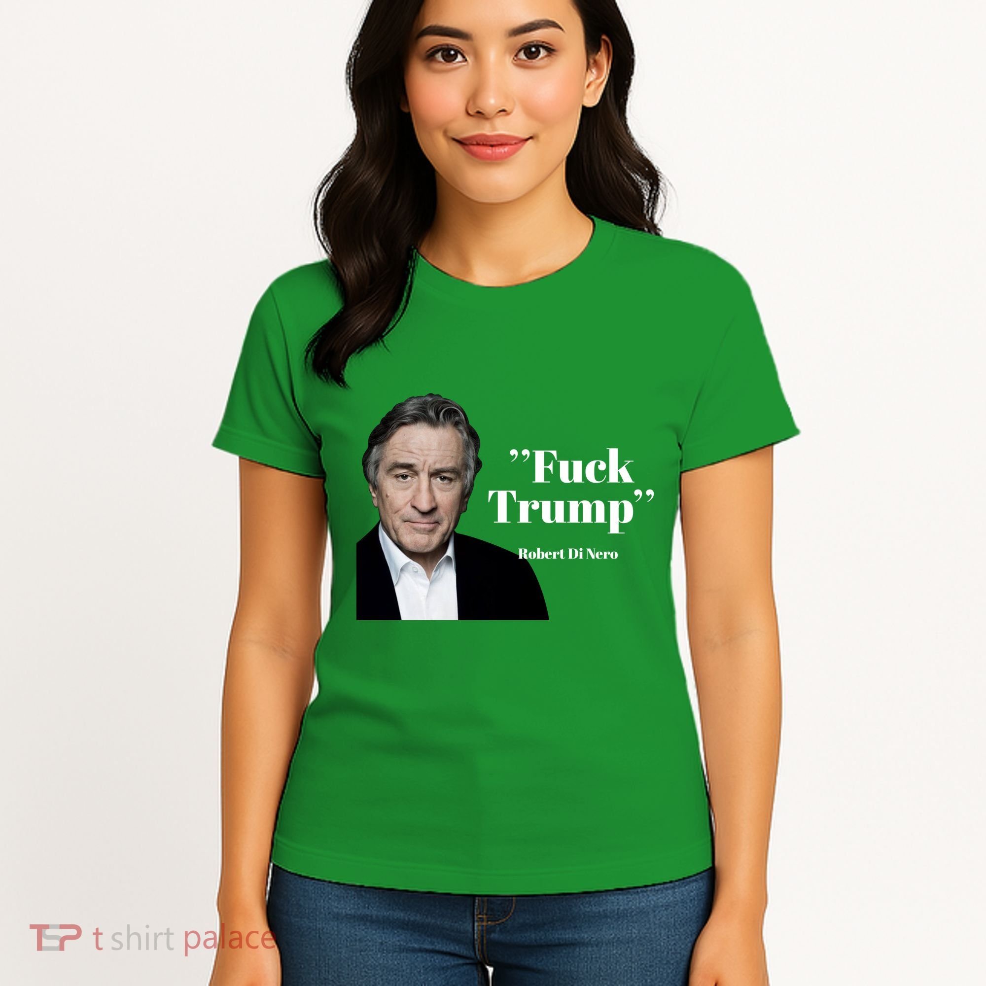 Fuck Trump Robert Di Nero Women's T-Shirt