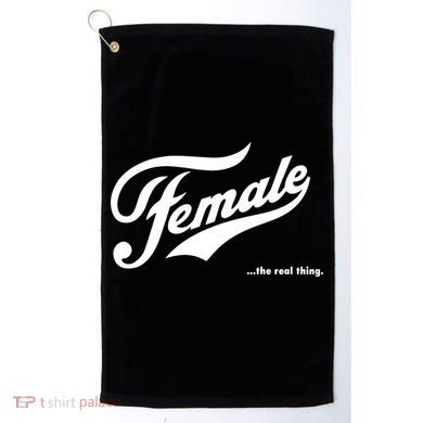 Female The Real Thing Golf Towel