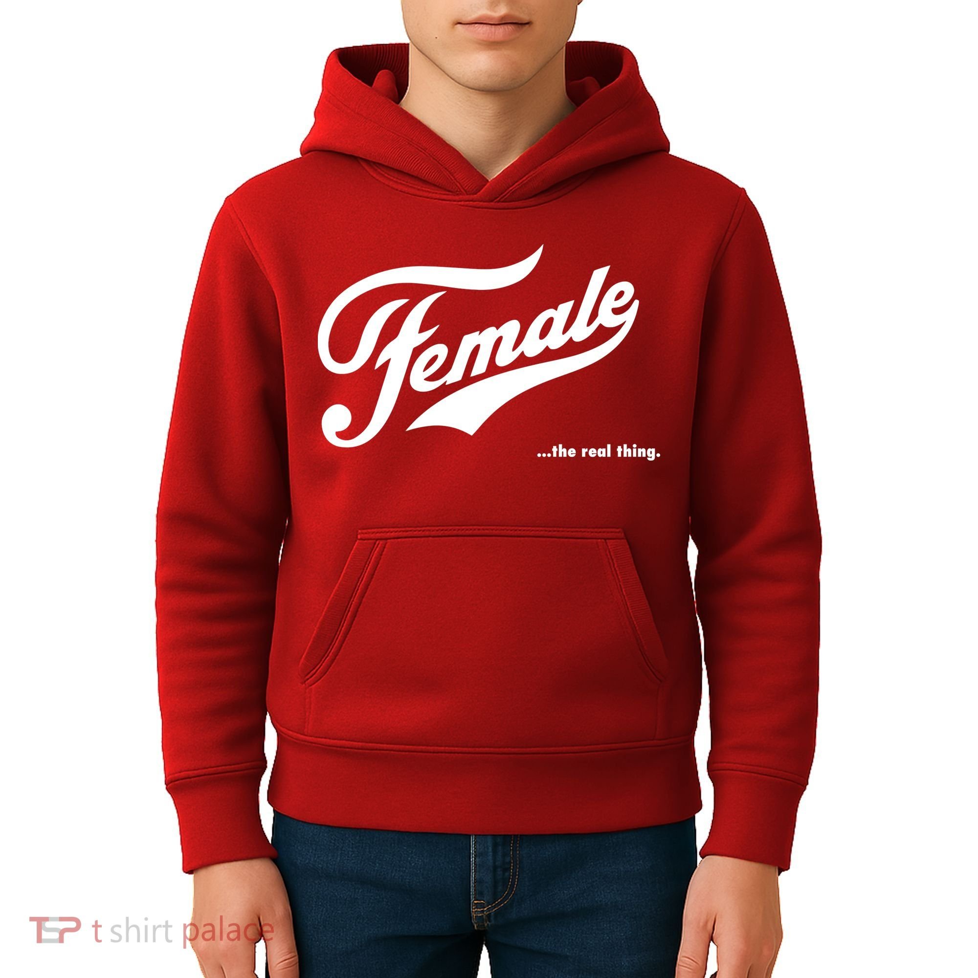 Female The Real Thing Kids Hoodie