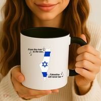 From The River To The Sea Fakestine Will Never Be Israel Coffee Mug thumb 3