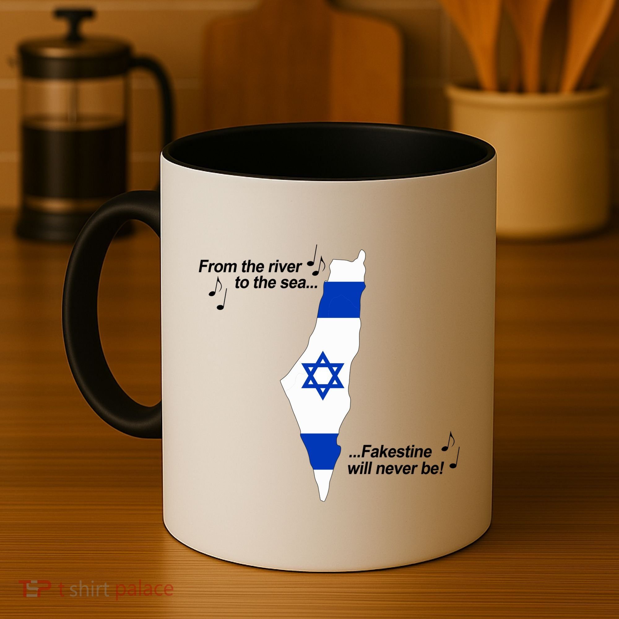 From The River To The Sea Fakestine Will Never Be Israel Coffee Mug