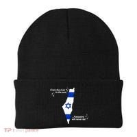 From The River To The Sea Fakestine Will Never Be Israel Beanie thumb 0