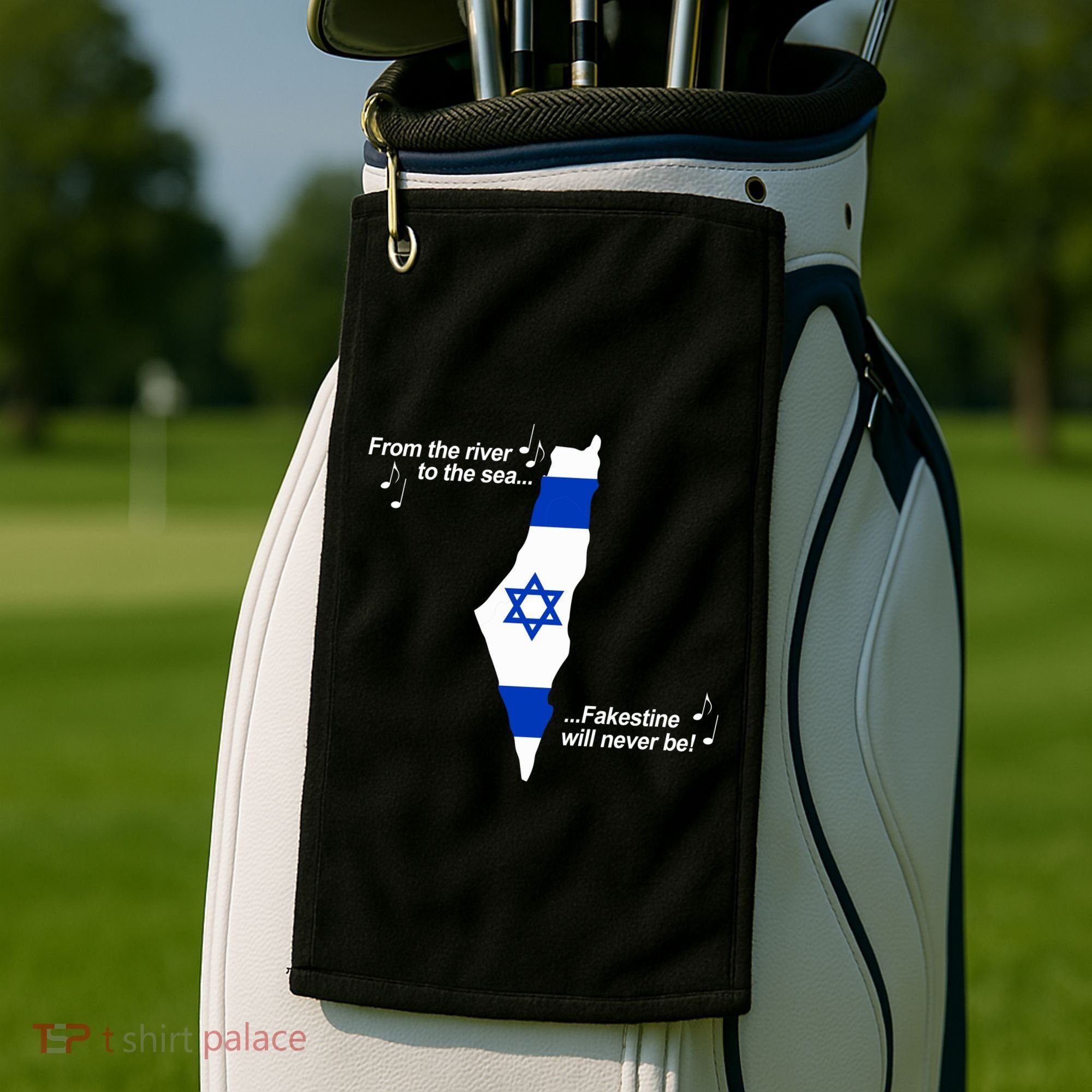 From The River To The Sea Fakestine Will Never Be Israel Golf Towel