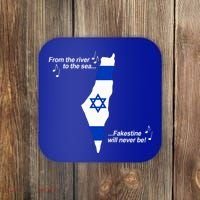 From The River To The Sea Fakestine Will Never Be Israel Coaster thumb 0