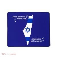From The River To The Sea Fakestine Will Never Be Israel Mousepad thumb 0