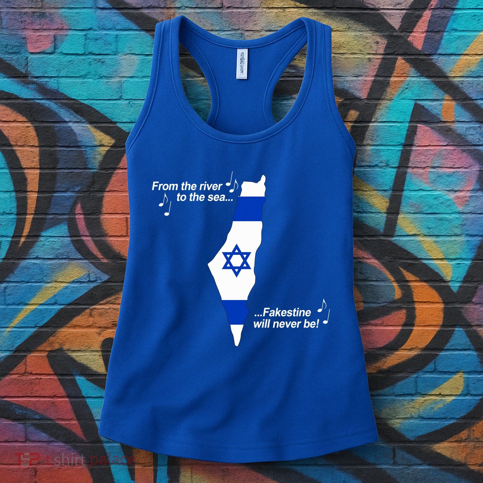 From The River To The Sea Fakestine Will Never Be Israel Women's Tank Top