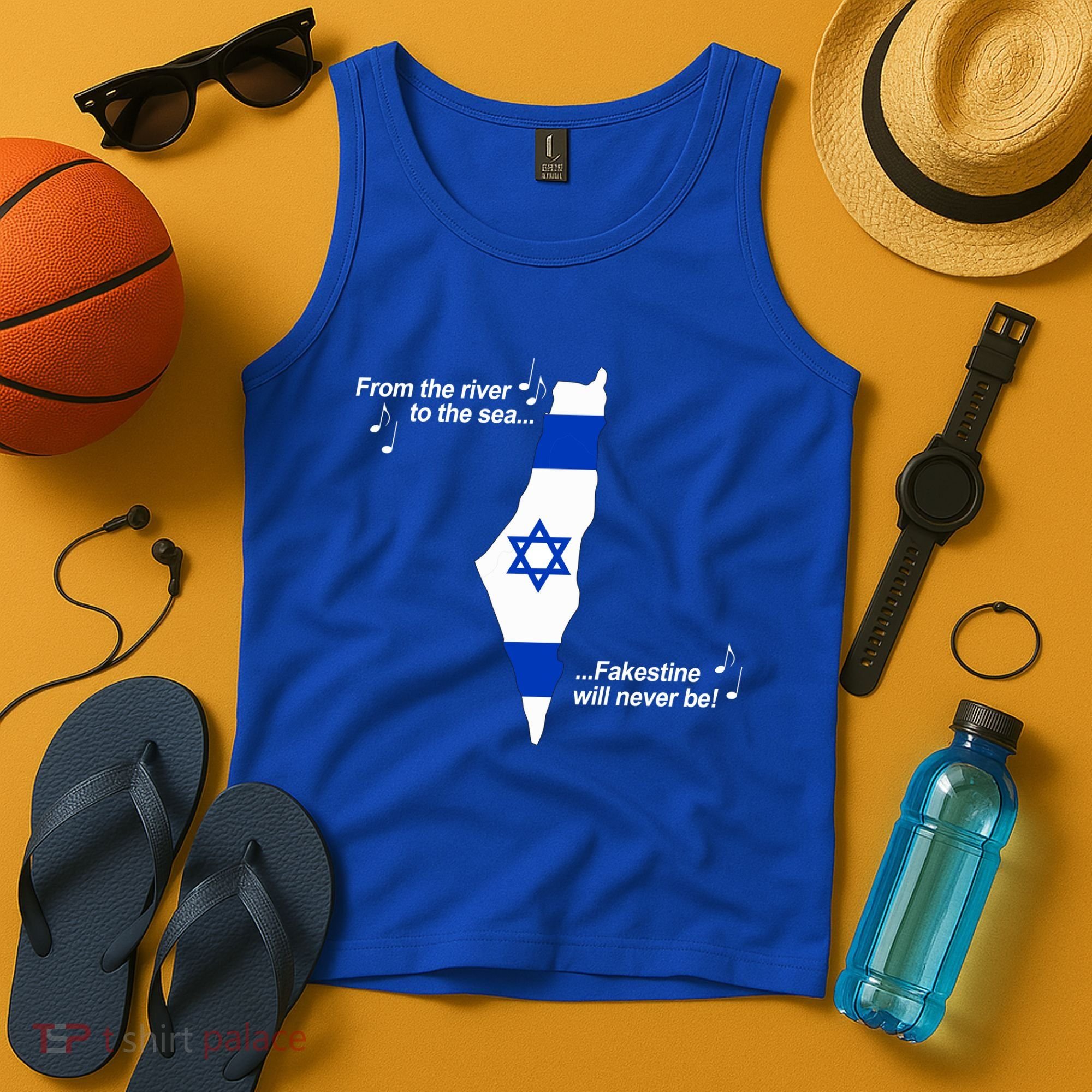 From The River To The Sea Fakestine Will Never Be Israel Tank Top
