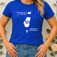 From The River To The Sea Fakestine Will Never Be Israel Women's T-Shirt thumb 2