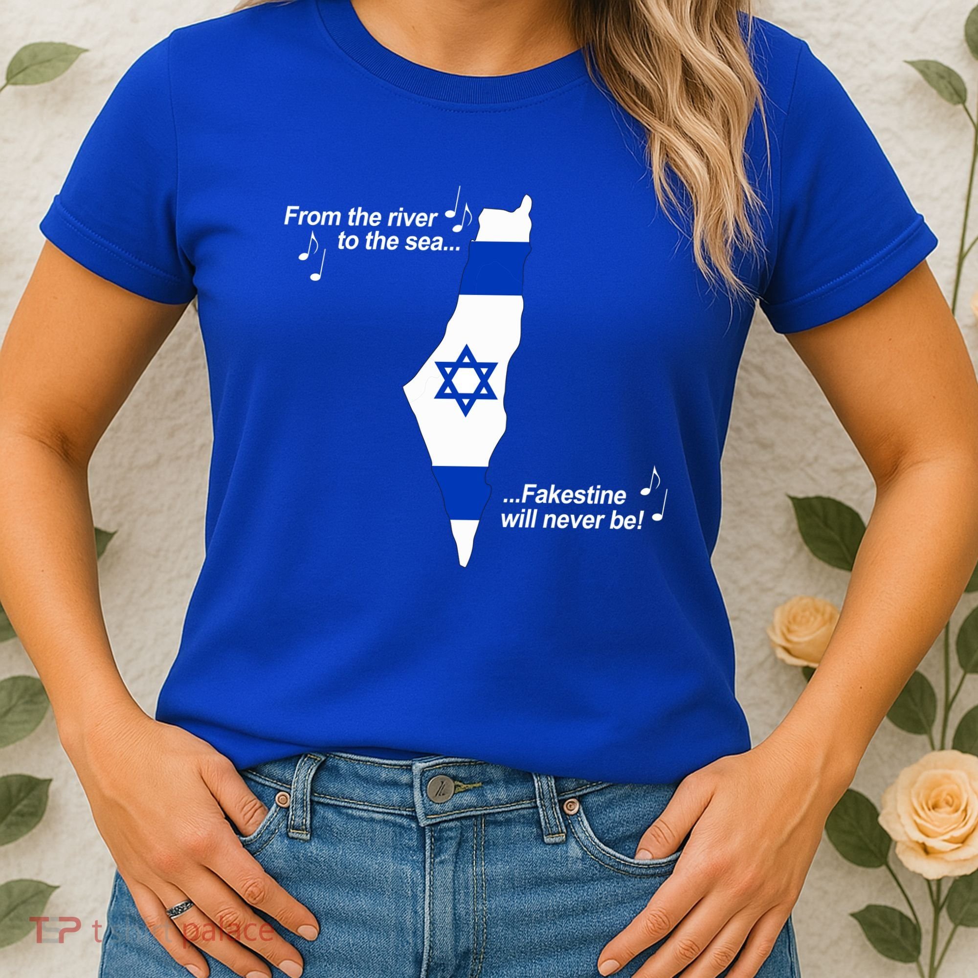 From The River To The Sea Fakestine Will Never Be Israel Women's T-Shirt