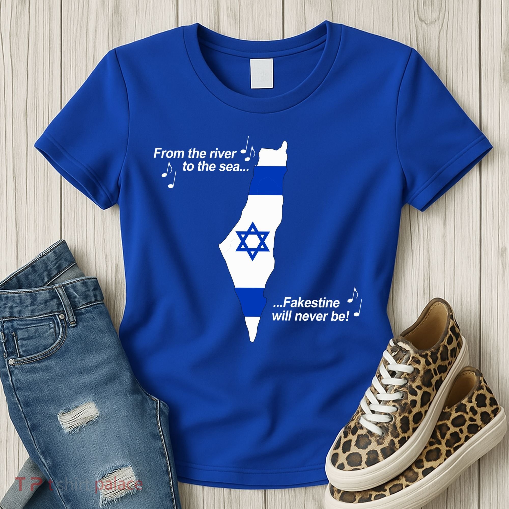 From The River To The Sea Fakestine Will Never Be Israel Women's T-Shirt