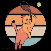 Funny Tennis Racket Cat Playing Tennis Coffee Mug thumb 5