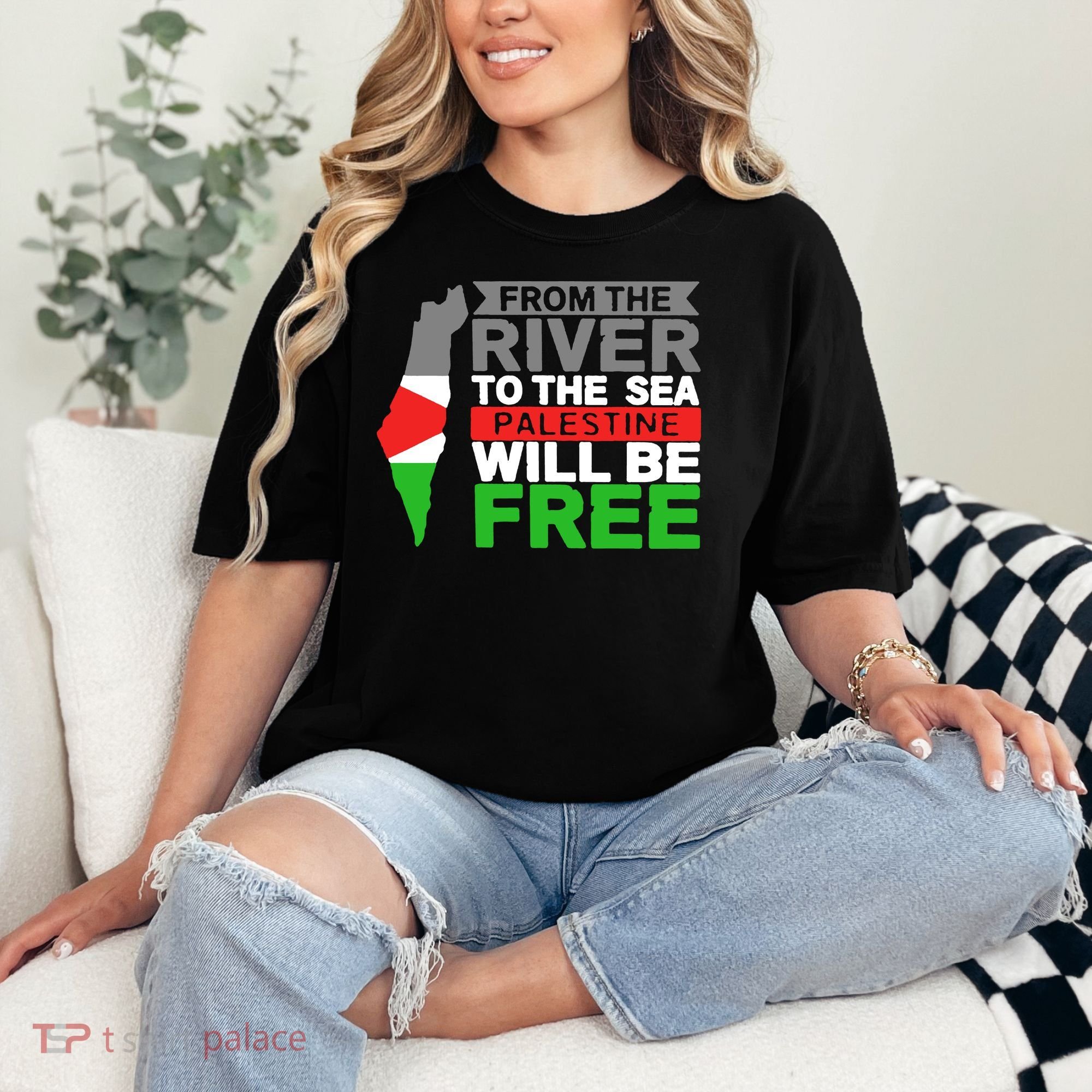 From The River To The Sea Palestine Will Be Free Comfort Colors T-Shirt