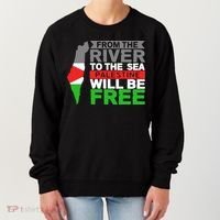 From The River To The Sea Palestine Will Be Free Women's Sweatshirt thumb 0