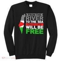 From The River To The Sea Palestine Will Be Free Sweatshirt thumb 0