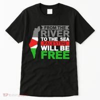 From The River To The Sea Palestine Will Be Free Tall T-Shirt thumb 0