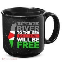 From The River To The Sea Palestine Will Be Free 15oz Campfire Ceramic Mug thumb 0