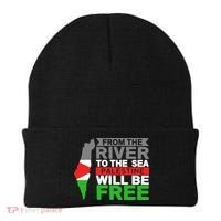 From The River To The Sea Palestine Will Be Free Beanie thumb 0