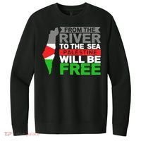 From The River To The Sea Palestine Will Be Free V.I.T. Fleece Crew Sweatshirt thumb 0