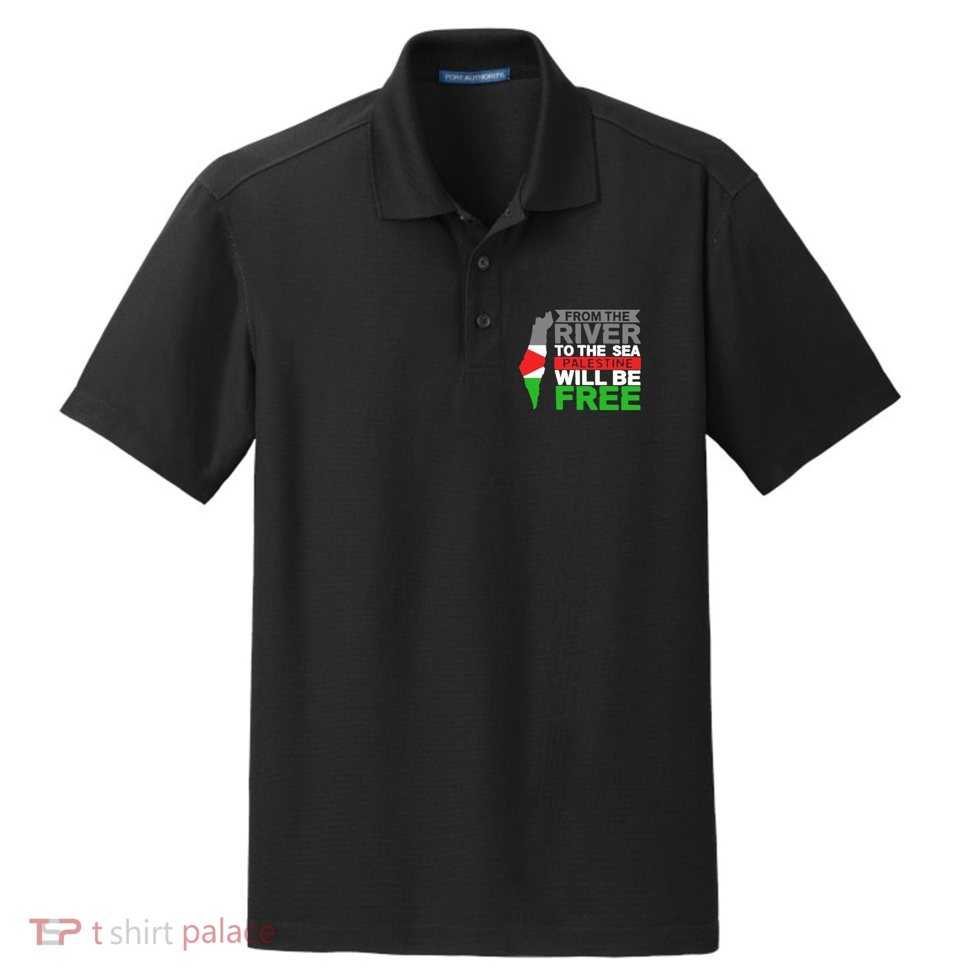 From The River To The Sea Palestine Will Be Free Dry Zone Grid Polo