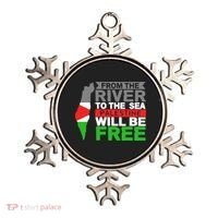 From The River To The Sea Palestine Will Be Free Ornament thumb 0