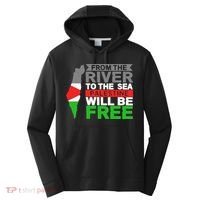 From The River To The Sea Palestine Will Be Free Performance Fleece Hoodie thumb 0