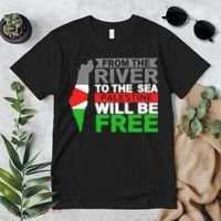 From The River To The Sea Palestine Will Be Free Premium T-Shirt thumb 2
