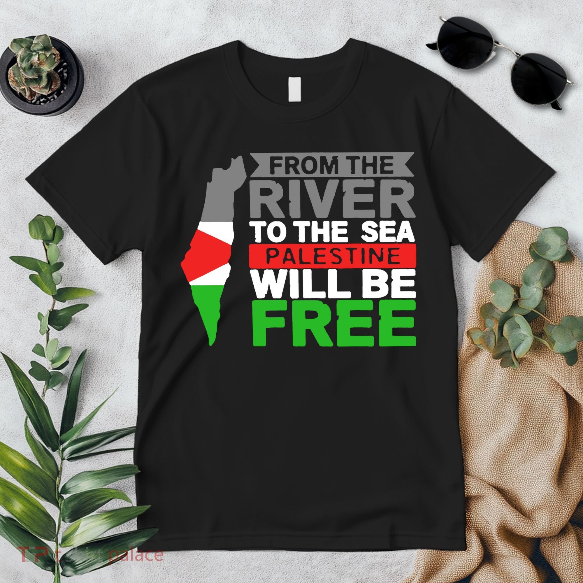 From The River To The Sea Palestine Will Be Free Premium T-Shirt