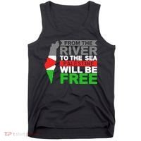 From The River To The Sea Palestine Will Be Free Tank Top thumb 0