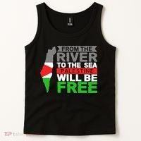 From The River To The Sea Palestine Will Be Free Tank Top thumb 2