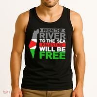 From The River To The Sea Palestine Will Be Free Tank Top thumb 3