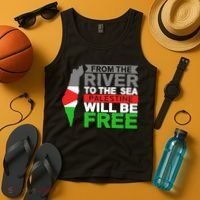 From The River To The Sea Palestine Will Be Free Tank Top thumb 4