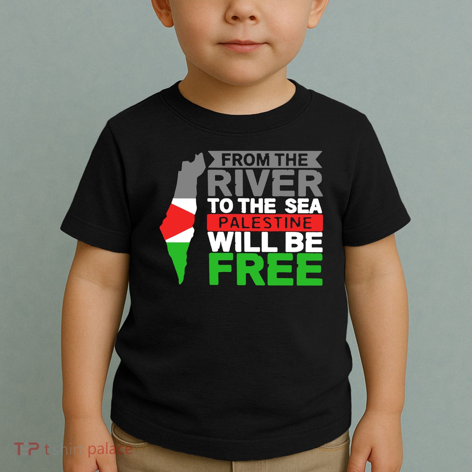 From The River To The Sea Palestine Will Be Free Toddler T-Shirt