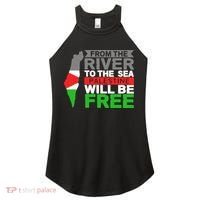 From The River To The Sea Palestine Will Be Free Women's Perfect Tri Rocker Tank thumb 0