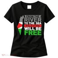From The River To The Sea Palestine Will Be Free Women's T-Shirt thumb 0