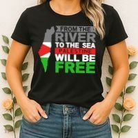 From The River To The Sea Palestine Will Be Free Women's T-Shirt thumb 2