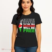 From The River To The Sea Palestine Will Be Free Women's T-Shirt thumb 4