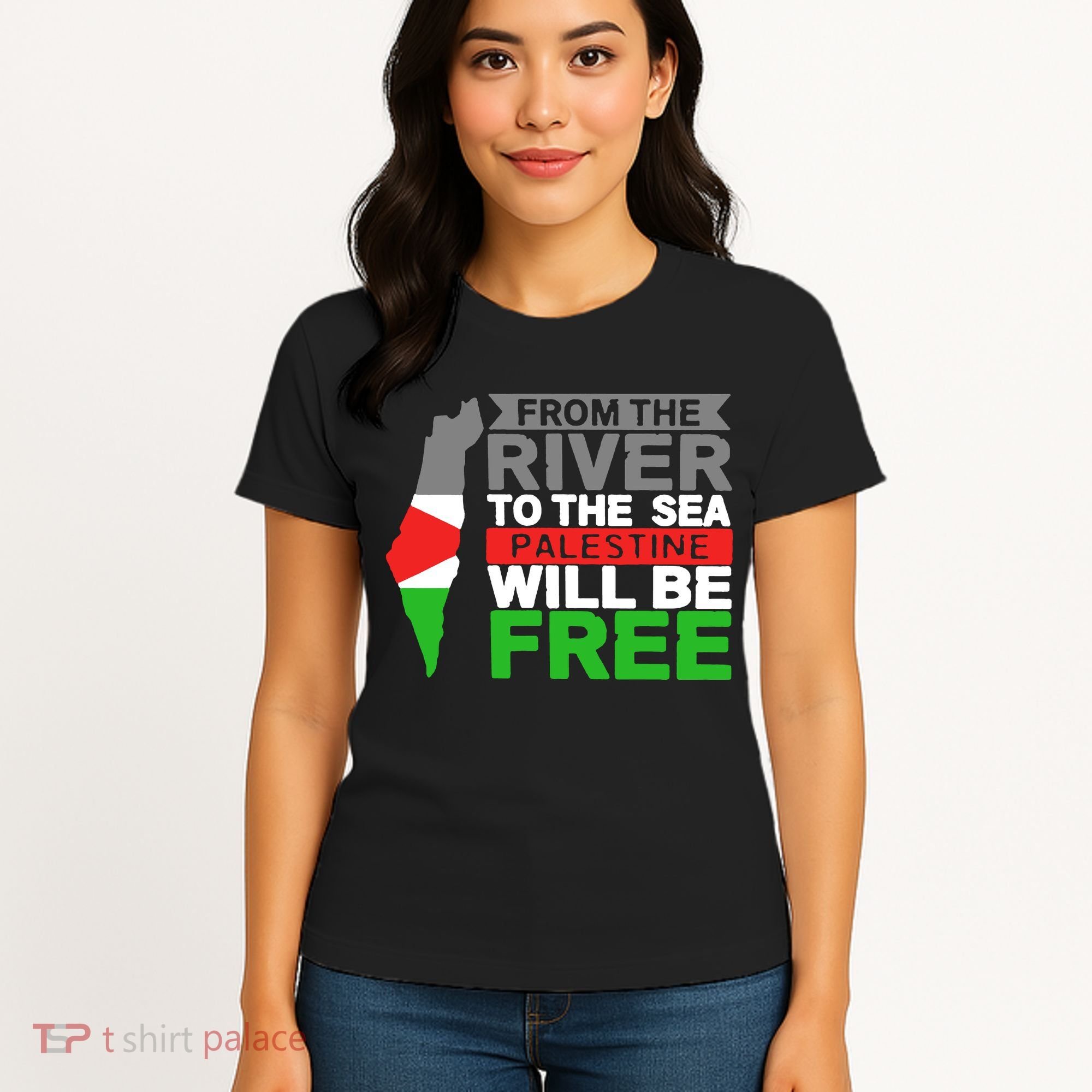 From The River To The Sea Palestine Will Be Free Women's T-Shirt