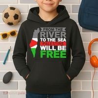 From The River To The Sea Palestine Will Be Free Kids Hoodie thumb 2