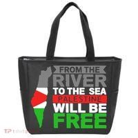 From The River To The Sea Palestine Will Be Free Tote Bag thumb 0