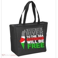 From The River To The Sea Palestine Will Be Free Tote Bag thumb 2