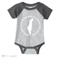 From The River To The Sea Palestine Will Be Free Infant Baby Jersey Bodysuit thumb 0