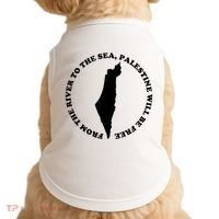 From The River To The Sea Palestine Will Be Free Doggie Tank thumb 0