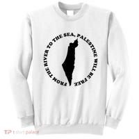 From The River To The Sea Palestine Will Be Free Sweatshirt thumb 0