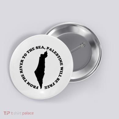 From The River To The Sea Palestine Will Be Free Button