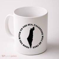 From The River To The Sea Palestine Will Be Free Coffee Mug thumb 0